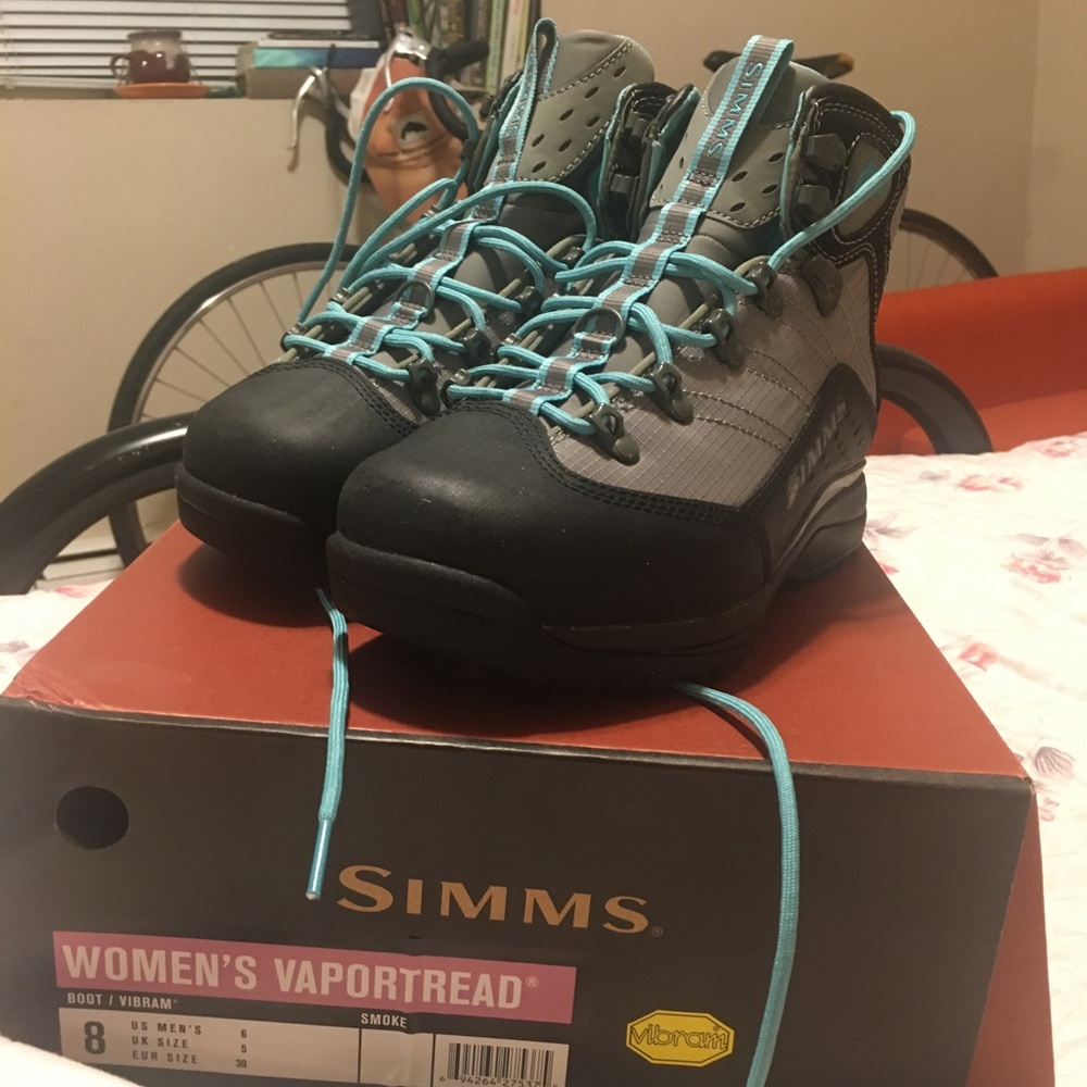 Simms Wading Boots women size 8